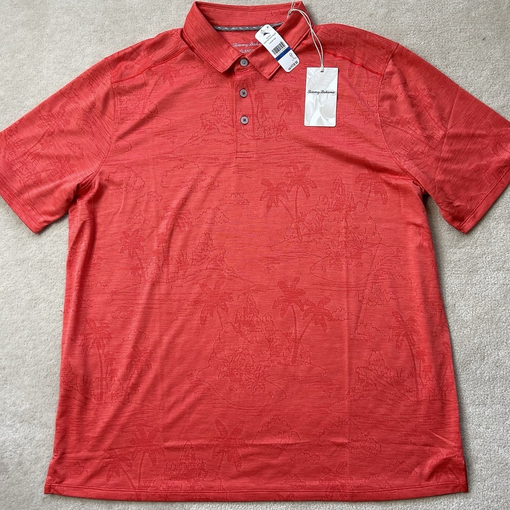 Tommy Bahama IslandZone Pro Polo Men's XLT Performance Golf Stretch
